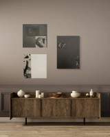 Obraz Seria Głębia w technice mieszanej / Untitled No. 14.25 7